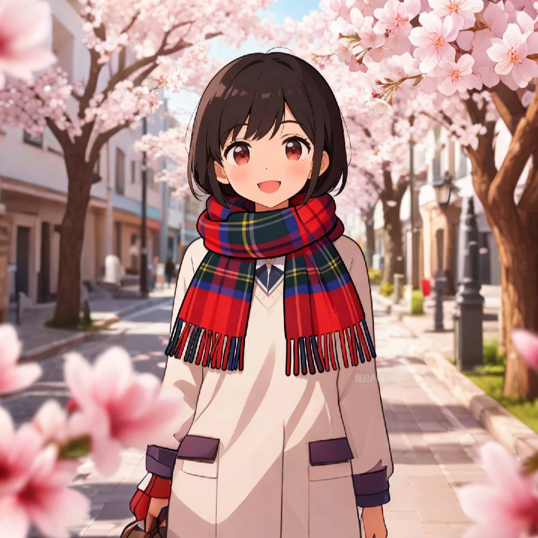 100羊毛红色格子围巾25新款秋冬保暖时尚氛围百搭红色围脖W228