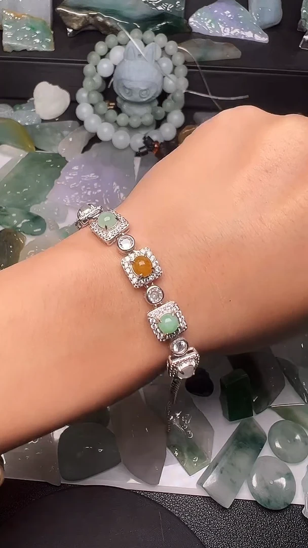 未镶嵌手链翡翠天然A货翡翠