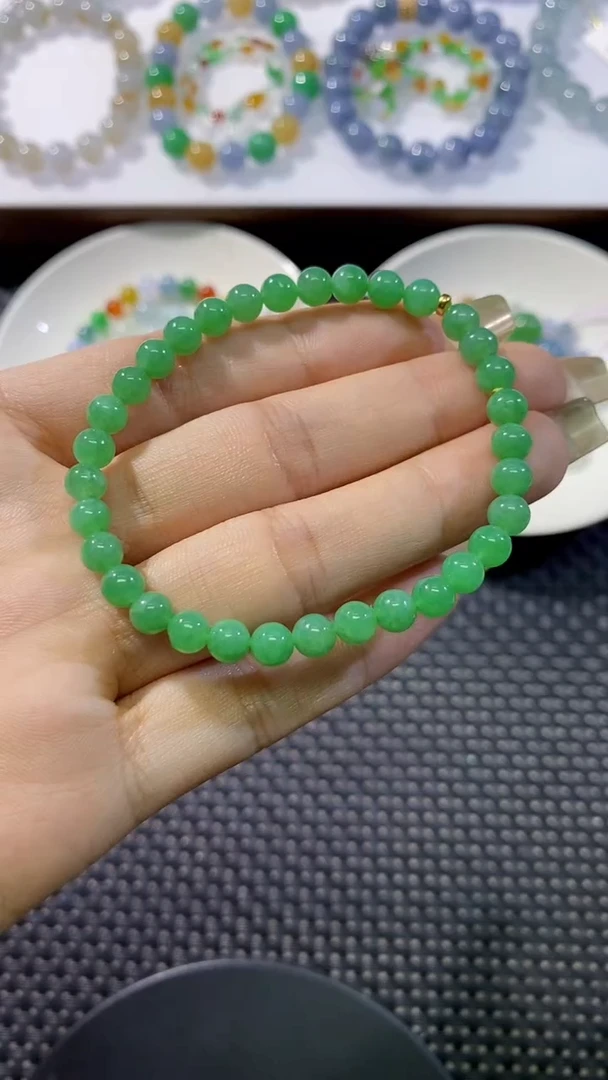 散珠翡翠卡5.5手串