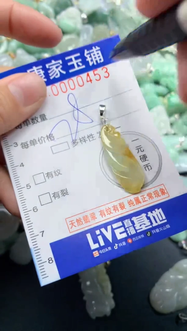 颈饰未镶嵌翡翠453