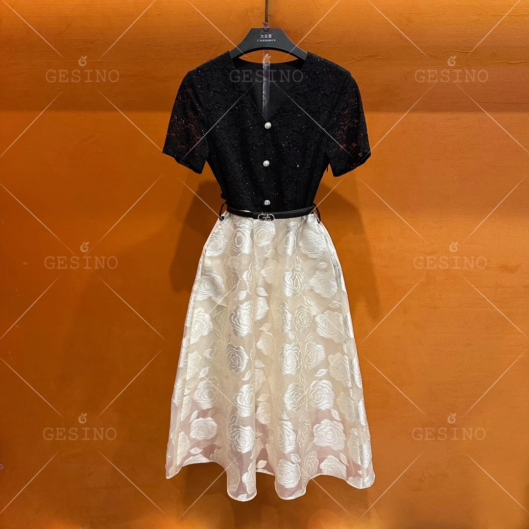 【G】春夏丨设计师款轻奢气质显瘦女装连衣裙 CX-202463