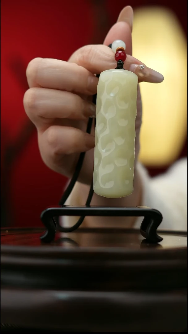 玉【锤纹】天然玉石手把件