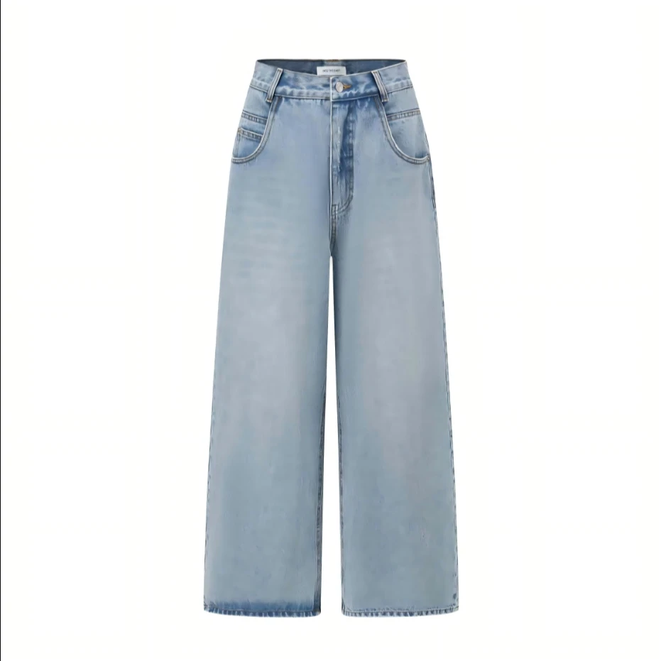 【INTO THE EAST 设计师品牌】SND SS25 阔腿直筒牛仔裤