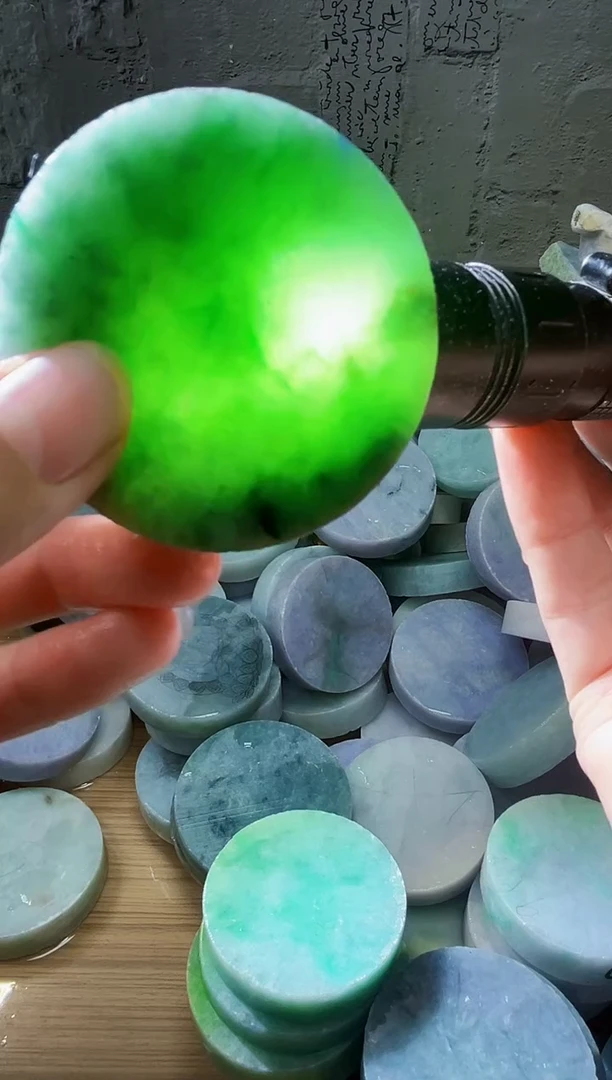 裸石翡翠天然翡翠A货石 南 348