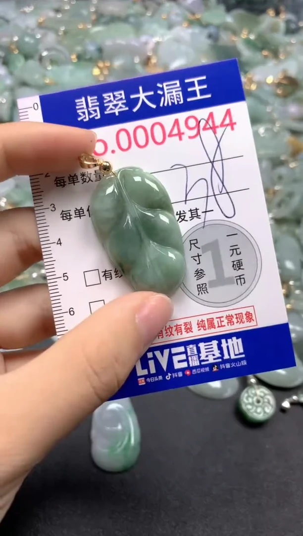 翡翠未镶嵌吊坠(不含链)4944