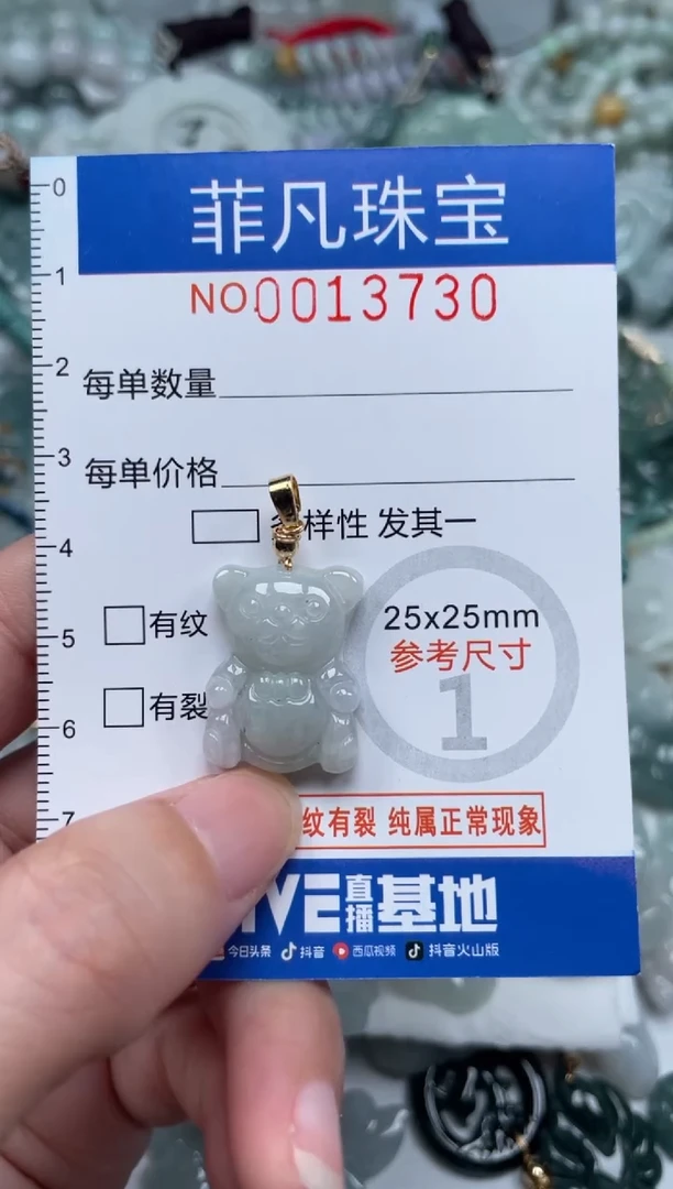 颈饰未镶嵌翡翠13730