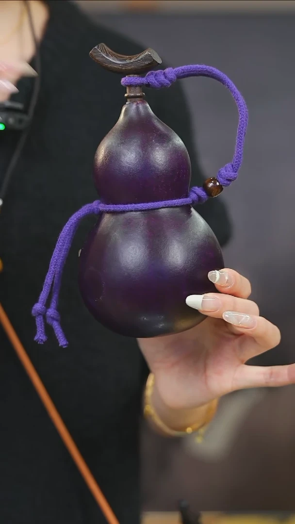 【闪购商品】XO137大漆酒葫芦不包手串及旋转底座