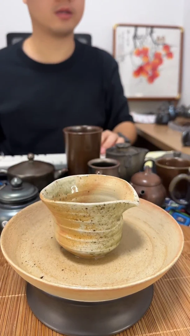 全手工柴烧公道杯100毫升