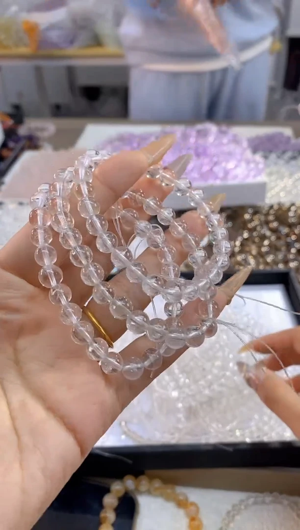 【闪购商品】水晶手串未镶嵌039/多样性发其一/卡7