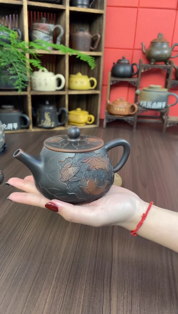 钦州坭兴陶手工壶（张）