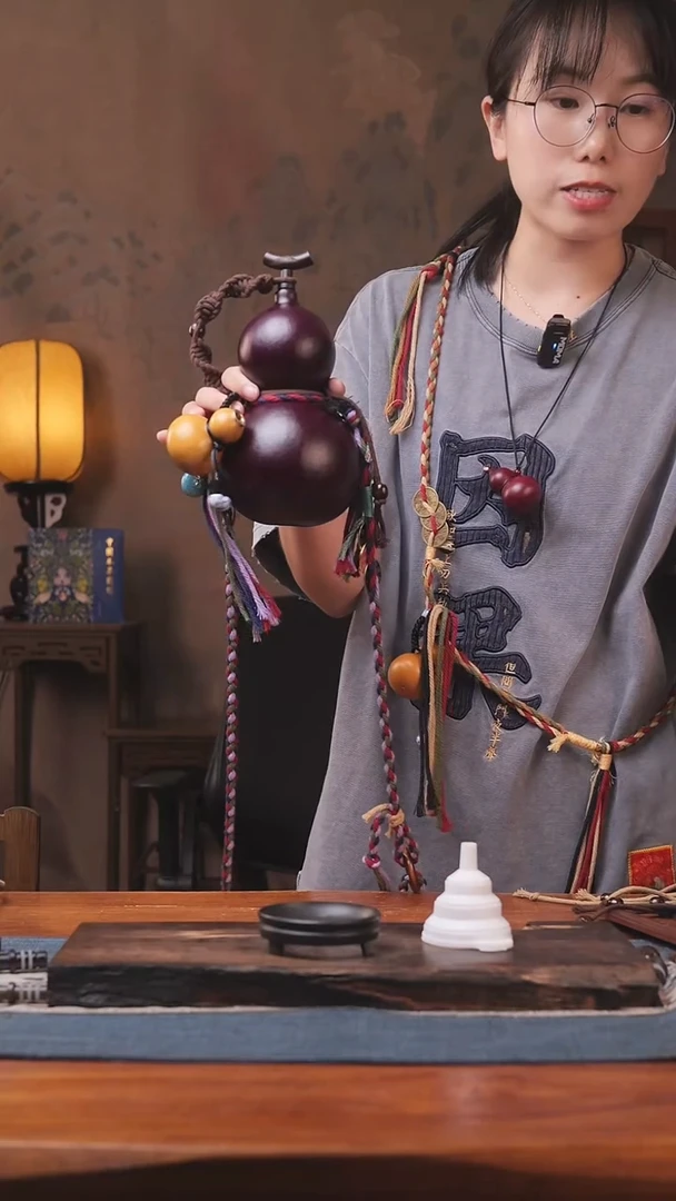 1589号精品大漆葫芦防腐防渗装水茶酒