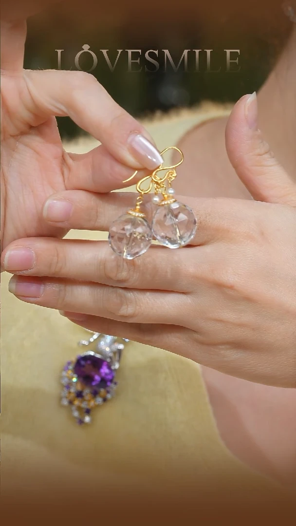 未镶嵌耳饰水晶111