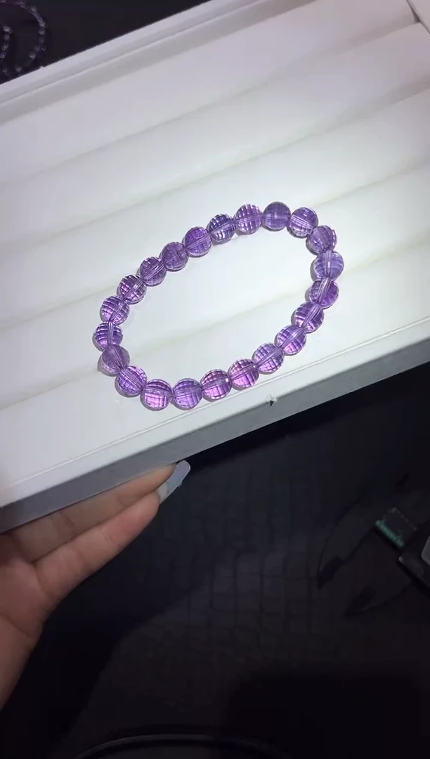 水晶手链未镶嵌13f多样性发其一【1条】默认微瑕8mm