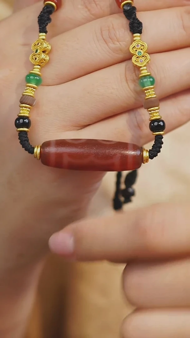 玛瑙/玉髓项链未镶嵌多样性发其一