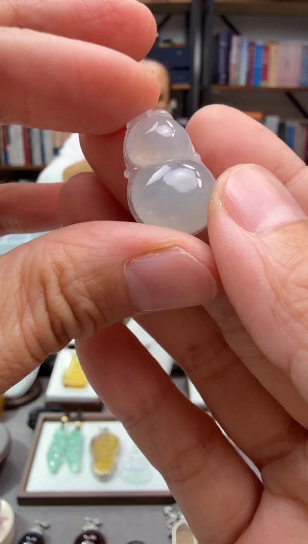 颈饰未镶嵌翡翠葫芦17