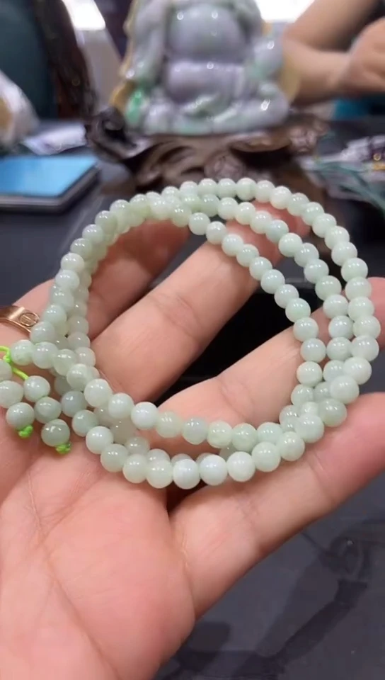未镶嵌手链翡翠大****）手串