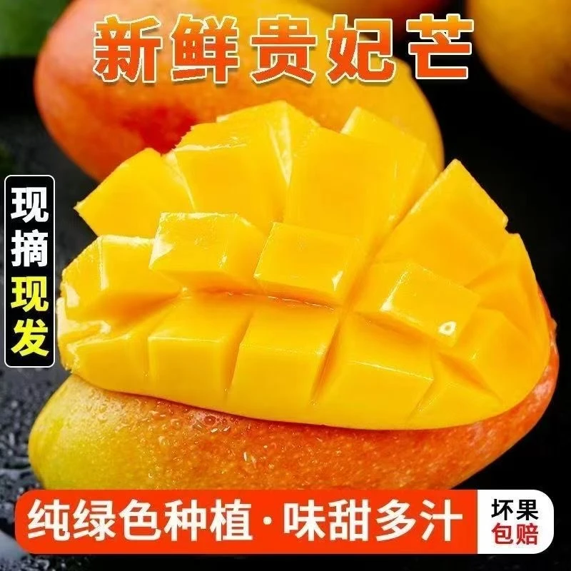 【开心补贴】海南贵妃芒红金龙新鲜采摘应季鲜果现货包邮