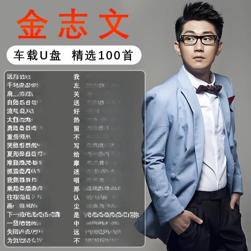 金志文专辑音乐车载歌曲u盘精选无损高品质流行汽车优盘