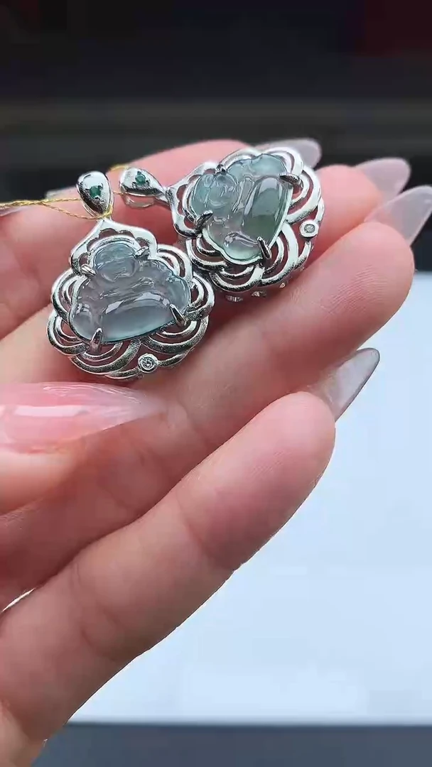 颈饰未镶嵌翡翠天然A货翡翠多样性发其一