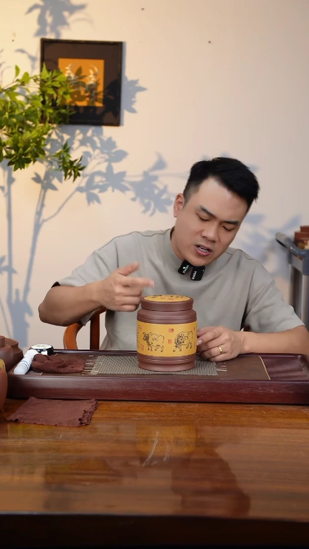 宜兴原矿紫砂茶叶罐