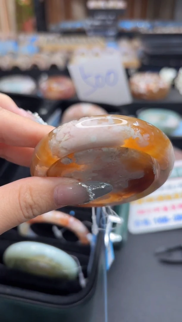 未镶嵌手镯石英质玉安**李C522(55圈赠送镯心)