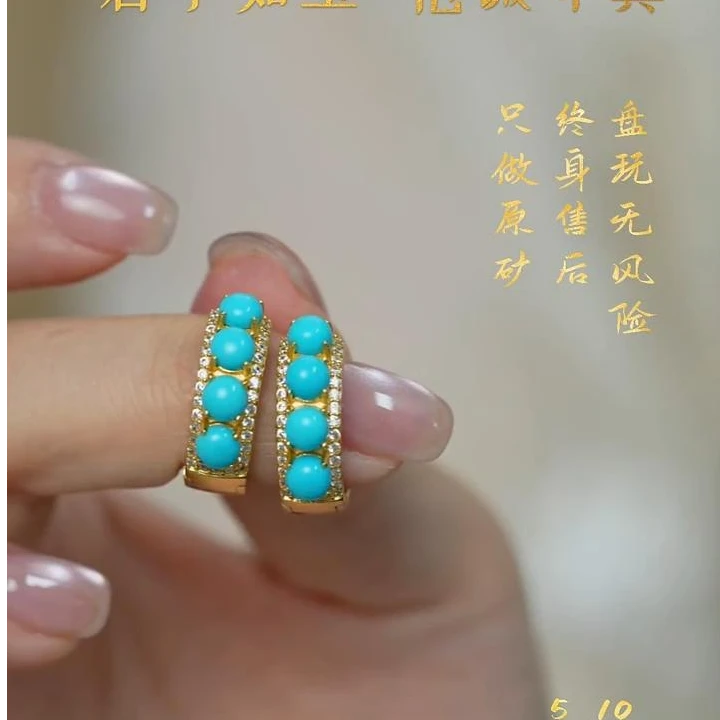 【世间臻宝】S925美松耳钉/ED01/多样性发一对