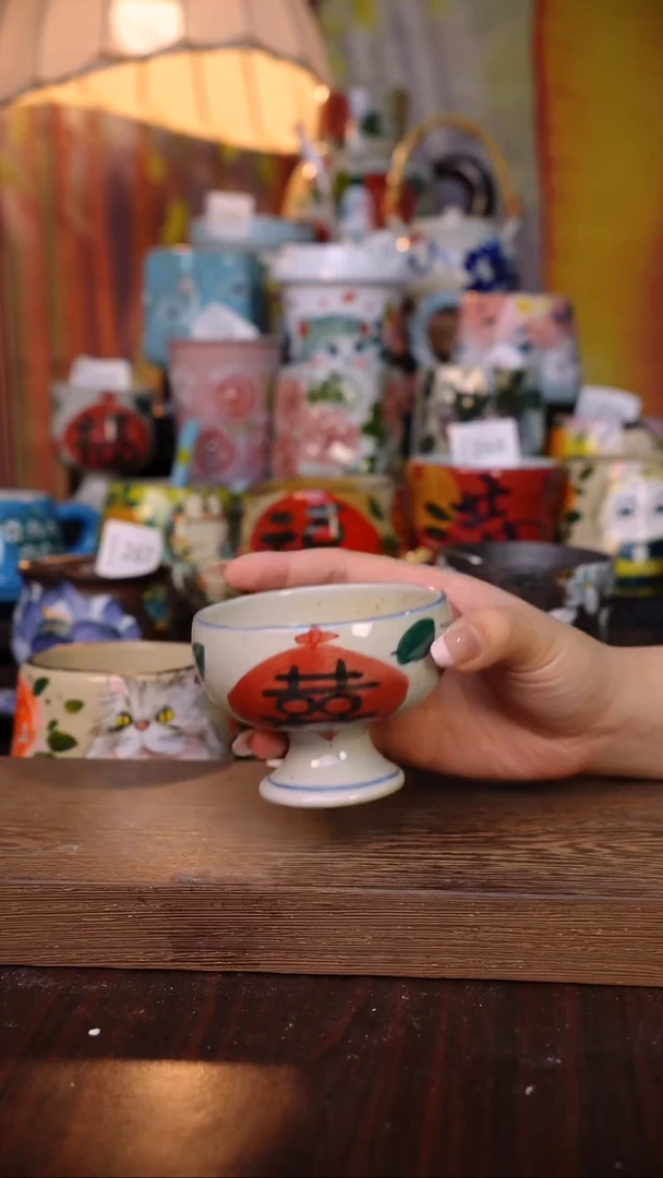 摆件陶泥垚手作 景德镇手工手绘陶瓷器物