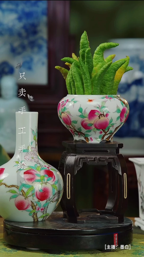 瓷片芦*湖景德镇手工手绘陶瓷