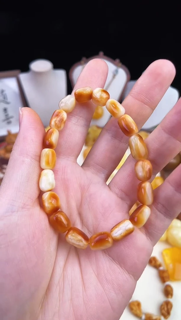 琥珀未镶嵌珠宝奇石柒月