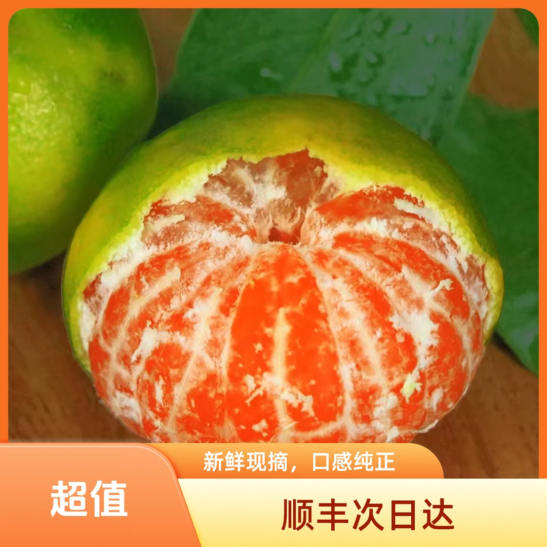 顺丰直达【浙江蜜桔】正宗浙江临海高山特早蜜桔新鲜橘子青皮蜜桔