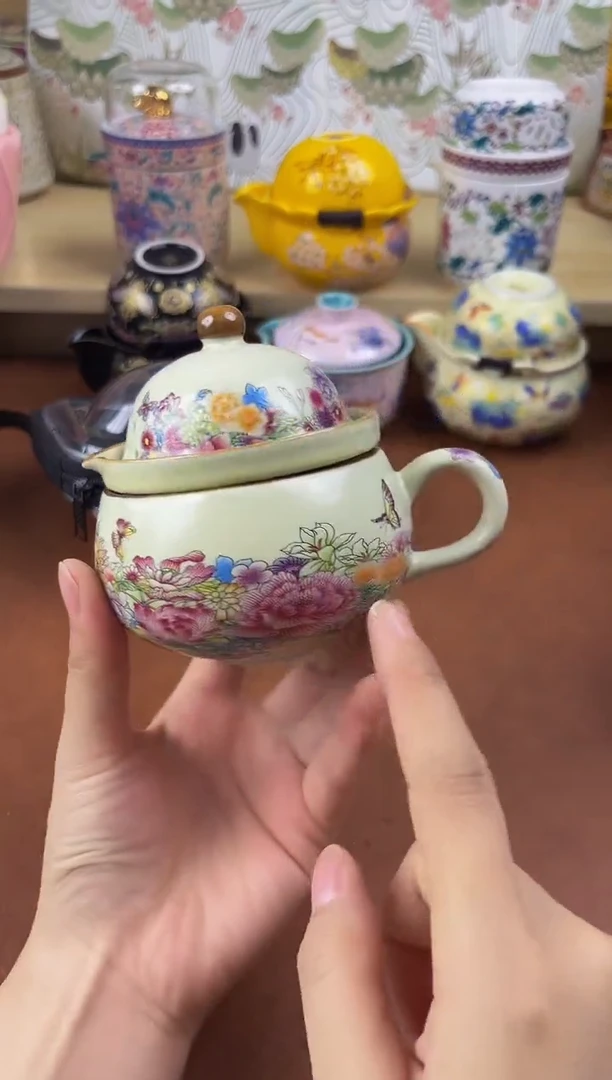 陶陶瓷茶具摆件旅行套组