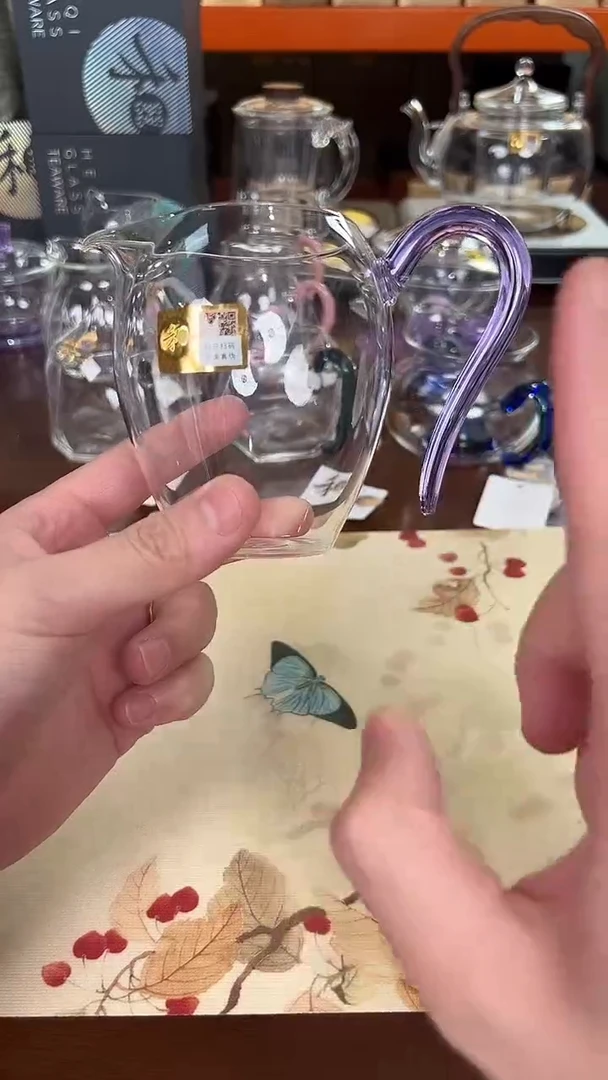 @@禾器晶彩怡然茶海浅紫色