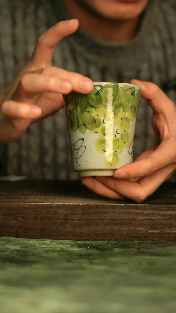 瓷器青诗集手工手绘瓷器