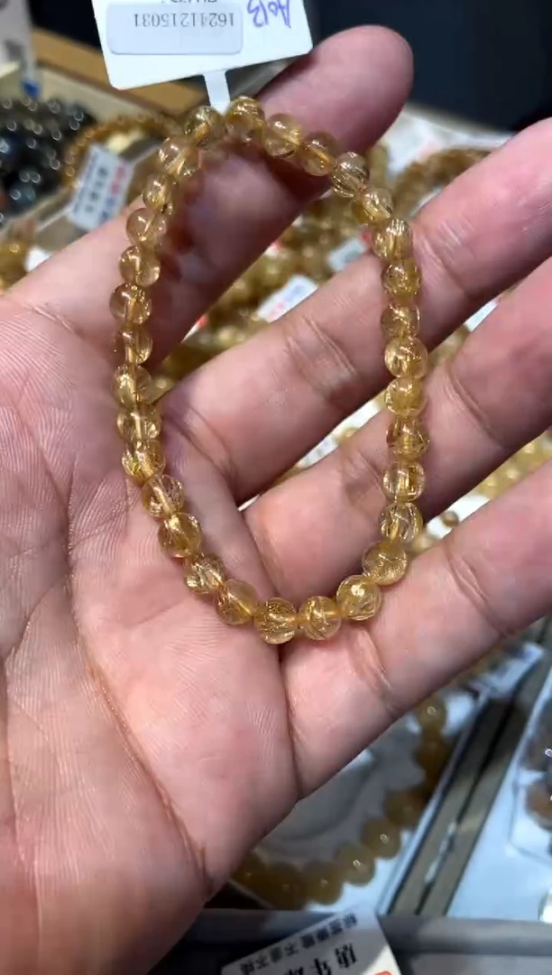 【闪购商品】水晶626-未镶嵌金发钛金6mm+