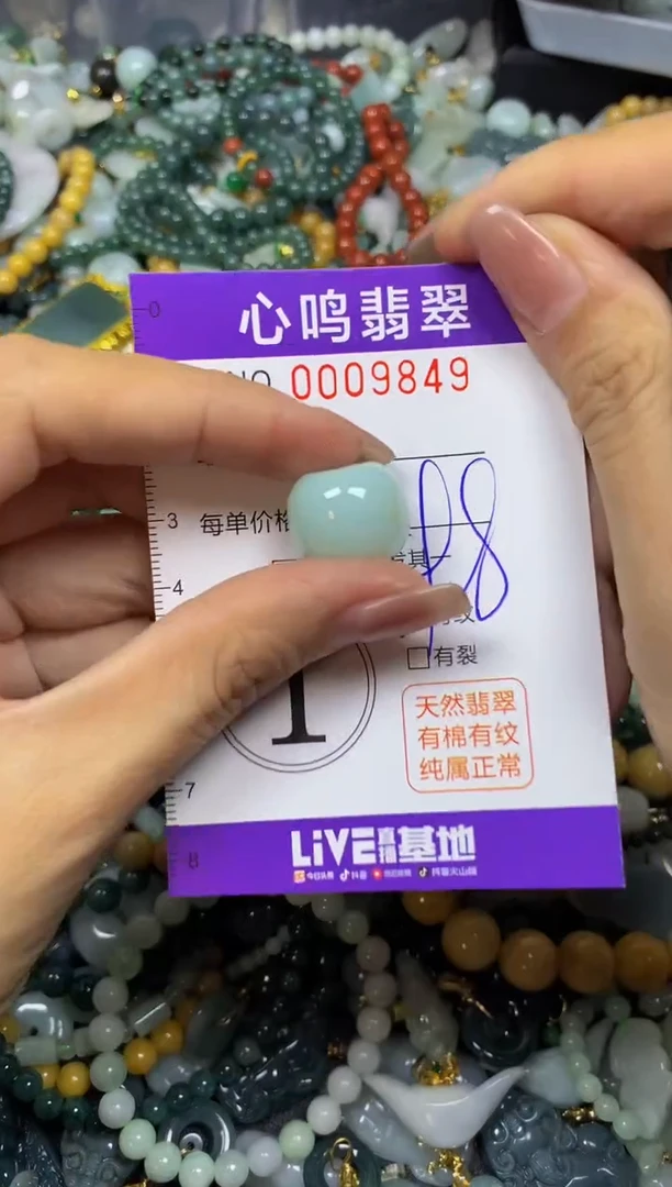 翡翠未镶嵌颈饰闪购009849