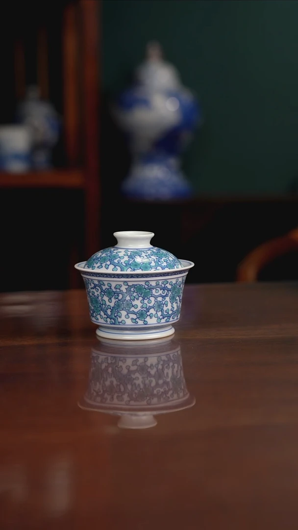 空山明月 新斗彩 梅花