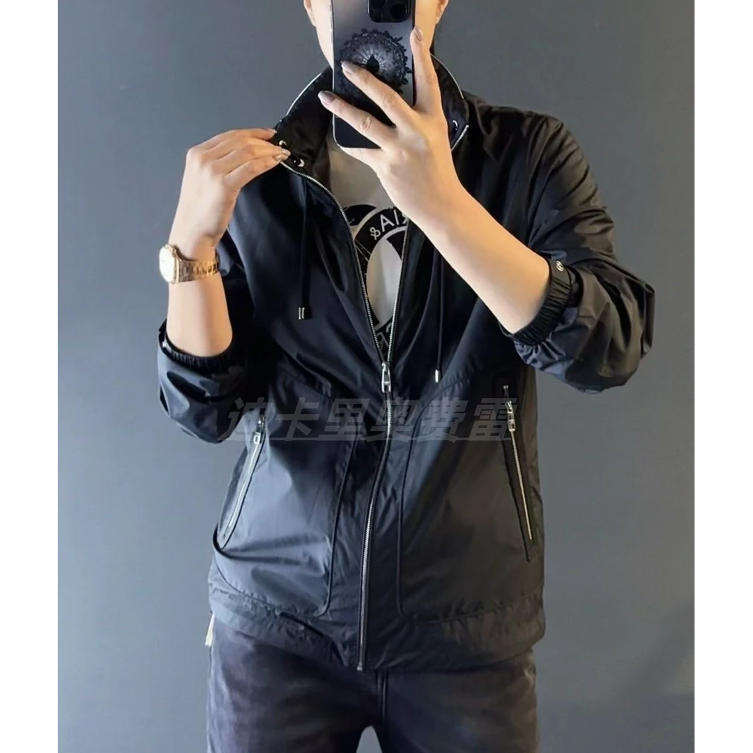 迪卡里奥费雷男士轻薄夹克51JK515早春款抗风轻便可收纳帽夹克