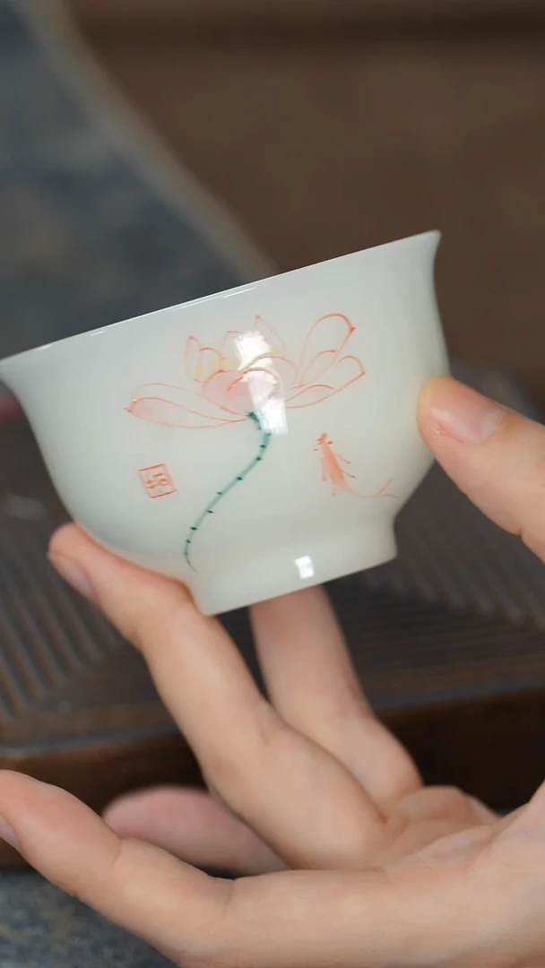 【冰种璞玉莲花杯】【12西泠礼盒】