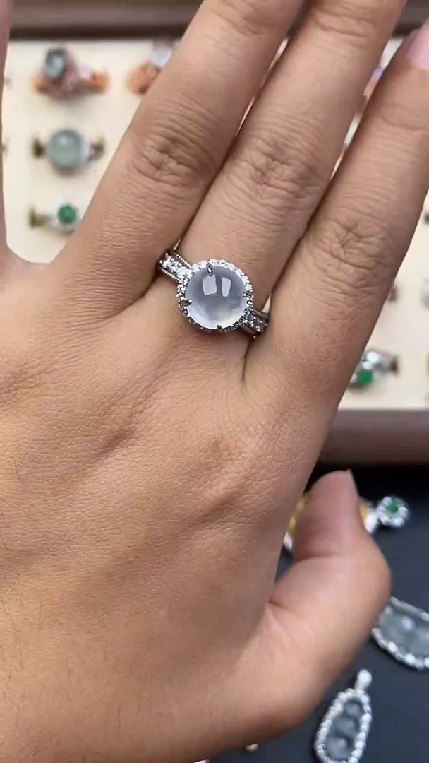 银S925镶嵌定制翡翠85689568