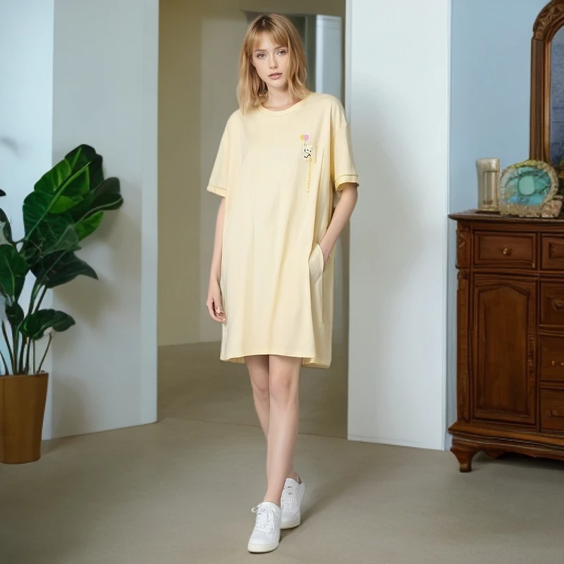 【一亩地品牌】福利女士睡衣春夏款时尚百搭休闲