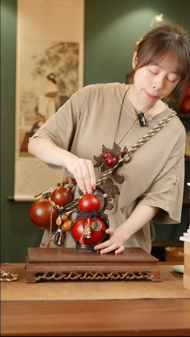 72号精品天然大漆酒葫芦一物一拍~