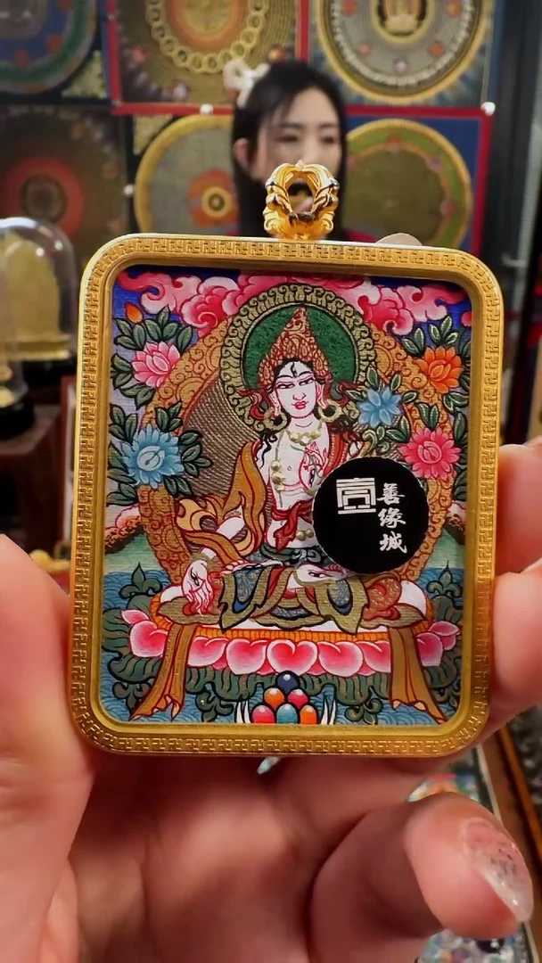 【闪购商品】吊坠壹善缘城手绘唐卡新春大促白度