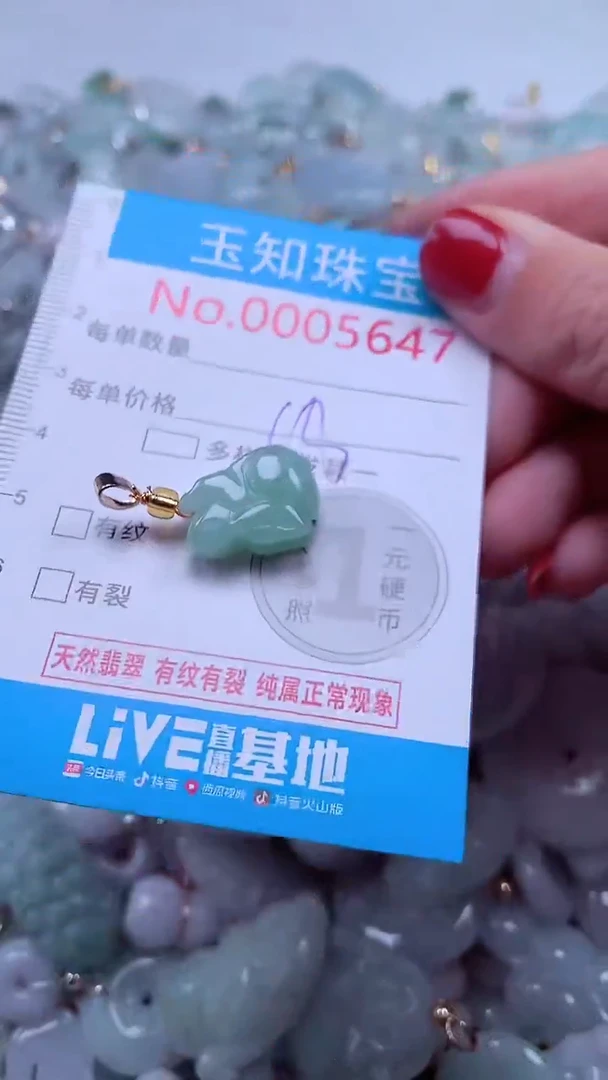 吊坠(不含链)未镶嵌翡翠5647