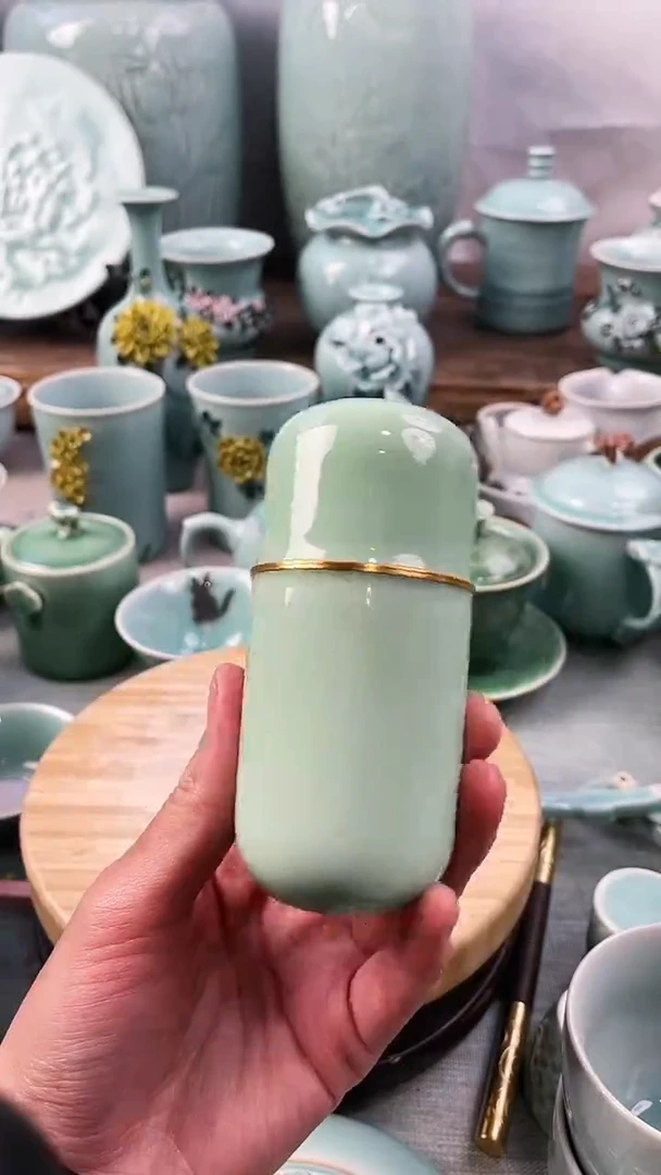 【闪购商品】特价 微瑕 慧仙青瓷