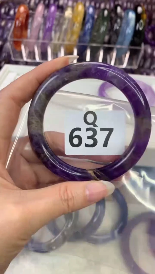 【闪购商品】水晶水晶手镯Q未镶嵌637-58