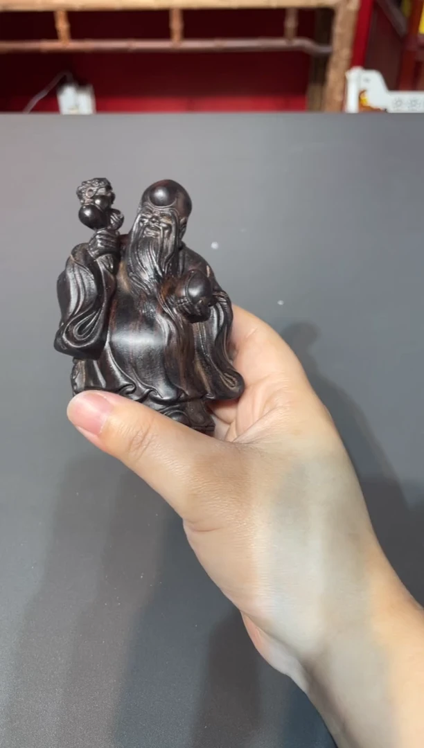 风车木（黑檀木）无事牌(直播推荐)