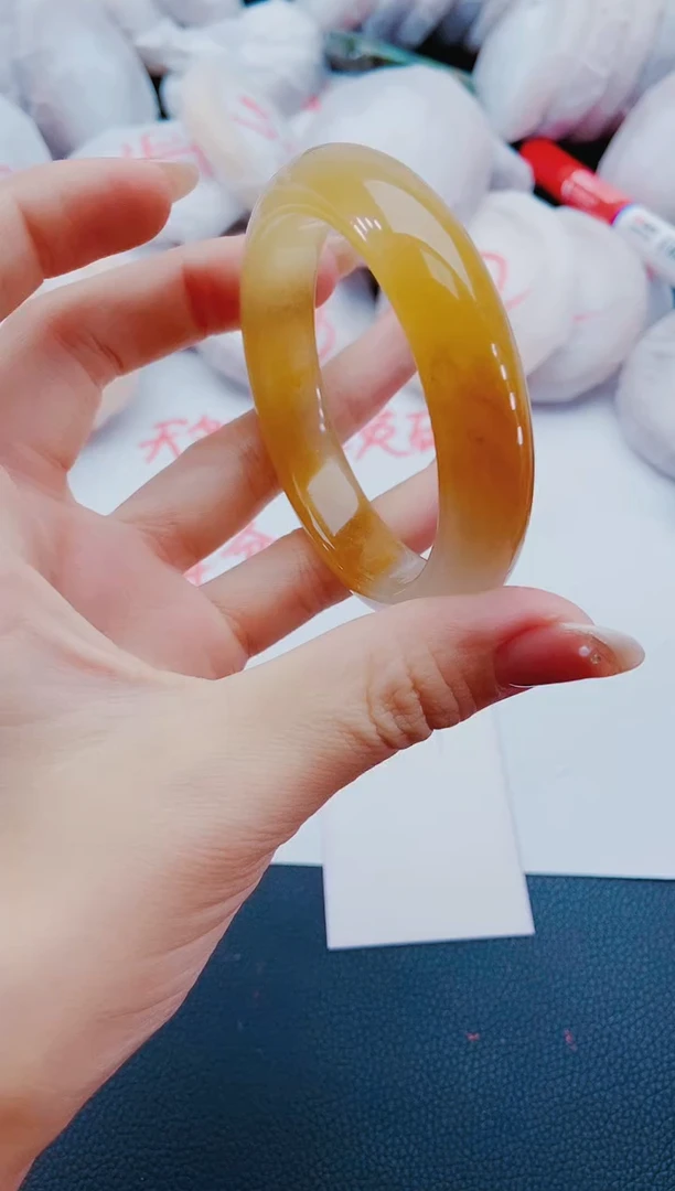 未镶嵌手镯石英质玉H59-55-56