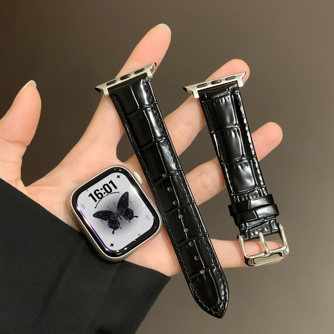 Uososo适用华为fit4手表带秋冬新款华为watchfit4表带fit高级感竹