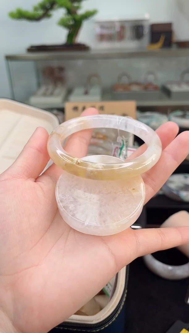 未镶嵌手镯石英质玉59圈口（赠品镯心）3507892