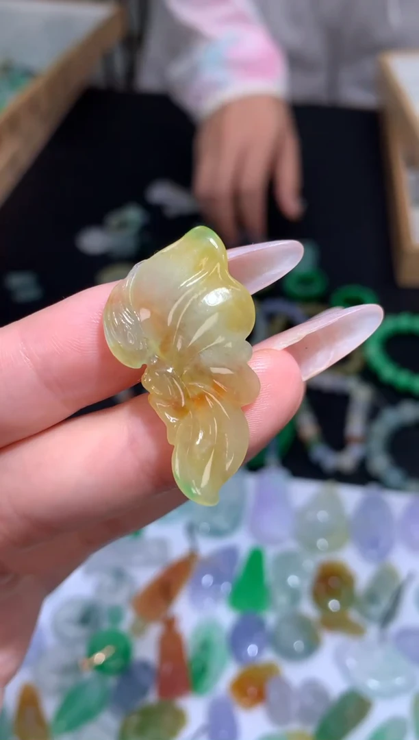 未镶嵌定制翡翠花仙子